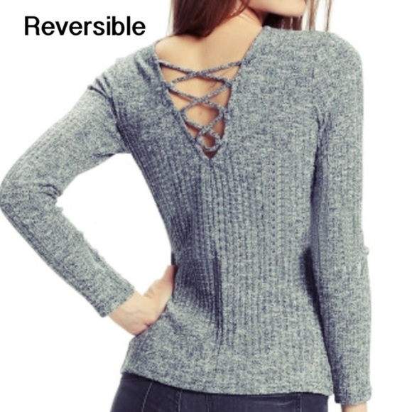 Criss Cross Reversible Top. Price Firm. - Picture 2 of 5